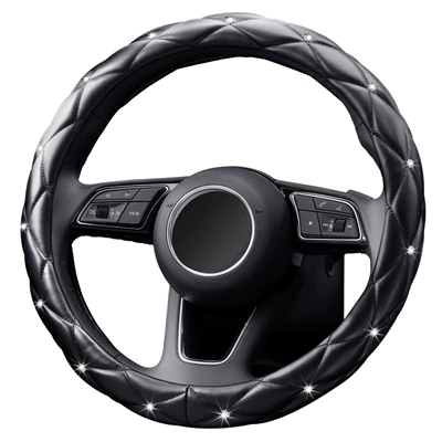 Car Diamond-Studded Steering Wheel Cover, Steering wheel cover