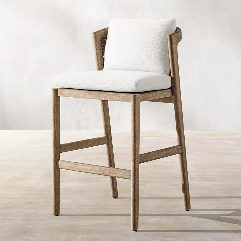 Silla de bar (teca importada)