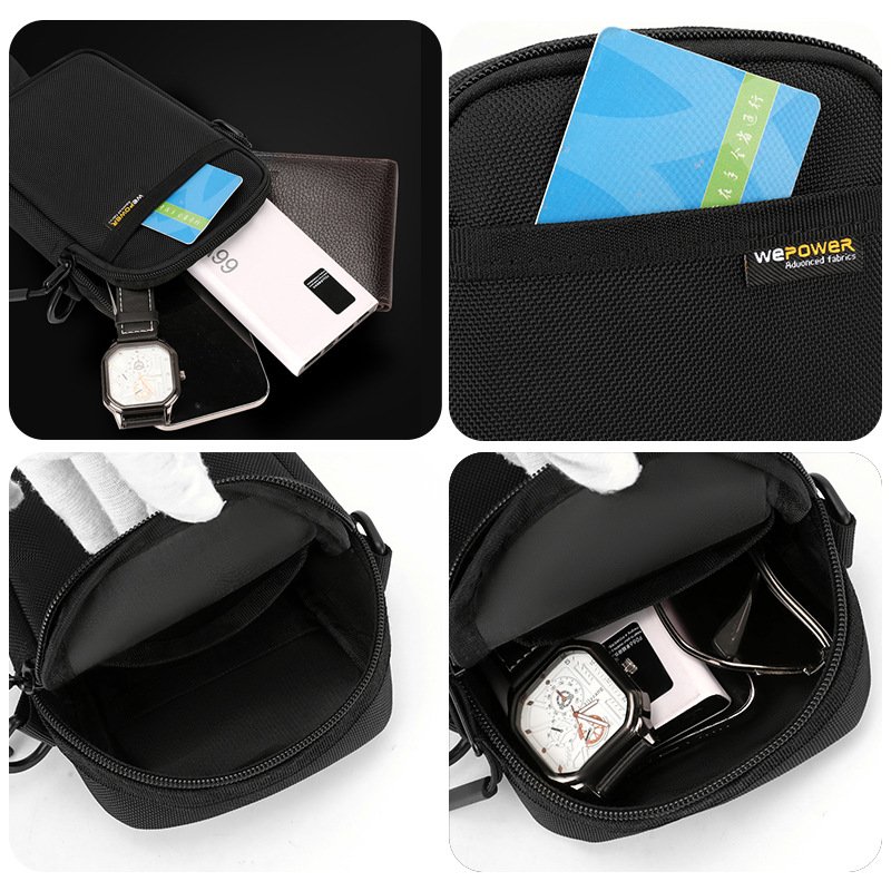 WEPOWER nuevo mochila casual al aire libre portable bolso de cintura multifuncional bolso móvil ligero bolso de hombro