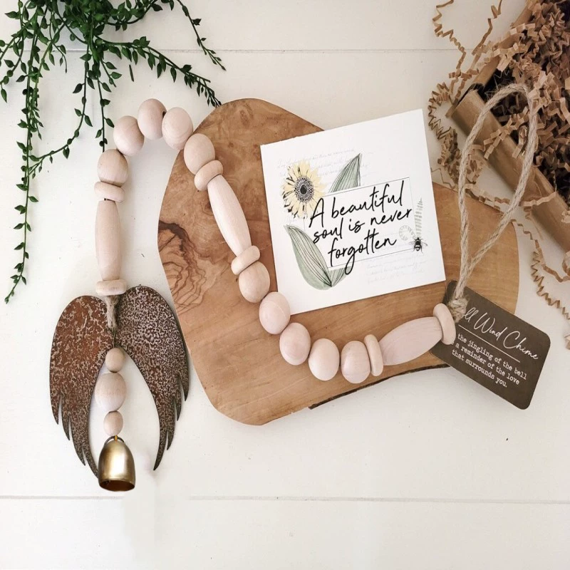 CARDINAL ORNAMENT WIND CHIME Подарок красное платье украшение подарок Крылья ангела крылья колокольчики