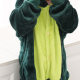 Dinosaur One-Piece Pajamas Parent-Child Home Performance Clothing Cross-Border Flannel Adult Children Dinosaur One-Piece Pajamas Animal