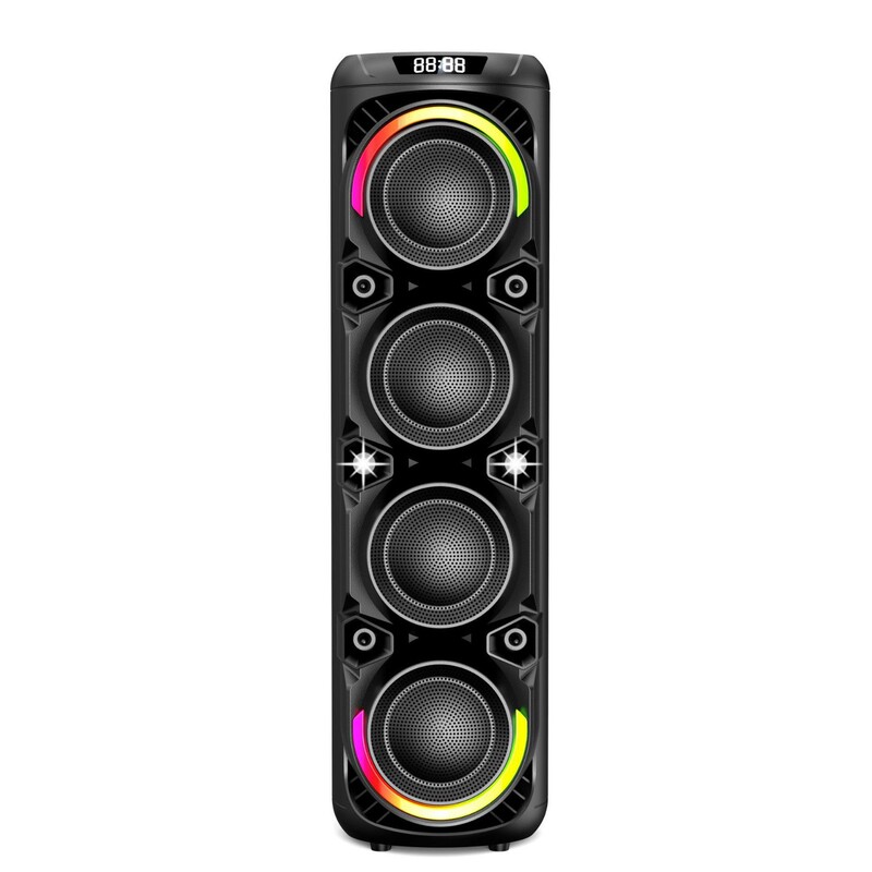Popular speaker in South America: Party BOX portable speaker with 6.5inch *4 speakers, karaoke and lights Popular speaker in South America: Party BOX portable speaker with 6.5inch *4 speakers, karaoke and lights