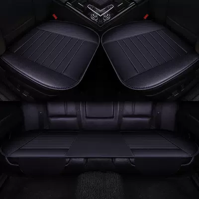 Seat cushion, seat cover | breathable seat cover - three-piece-black-without-bamboo-charcoal