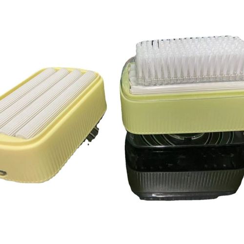 Creative soap storage box punch-free wall-mounted bathroom drain soap rack with lid without water accumulation soap box