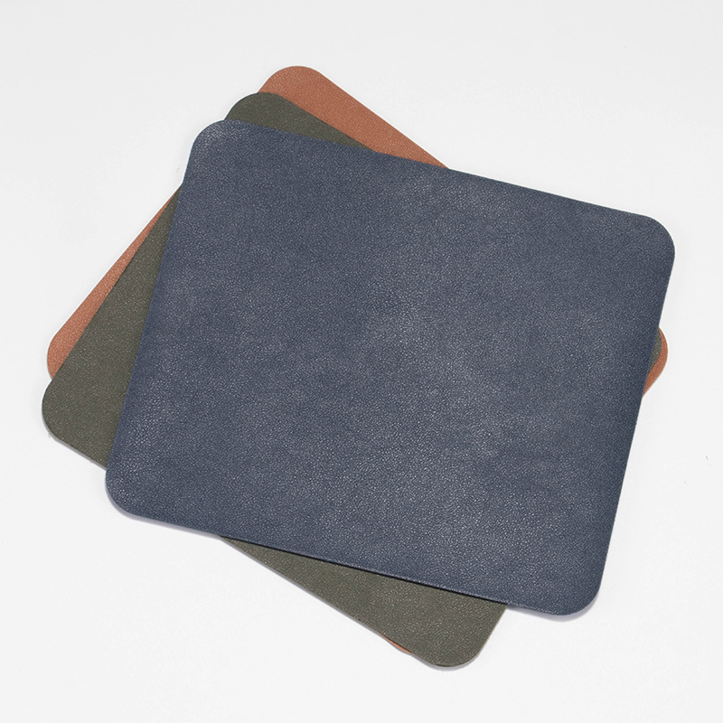 Pad de ratón de corteza simple de color sólido pequeño publicidad tablero de computadora portátil de oficina de juegos de ratón al por mayor