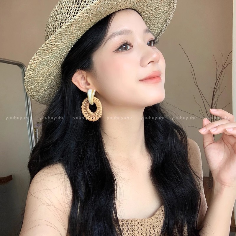 温柔风花朵锆石流苏耳环女轻奢高级感独特设计精致耳钉夸张耳饰品|undefined