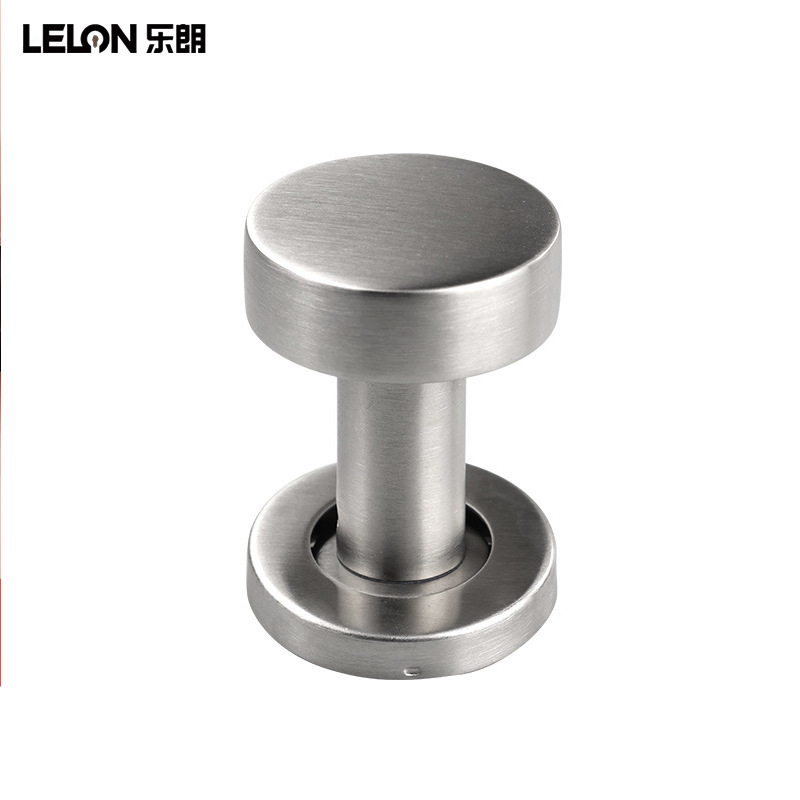 Personalizado 304 acero inoxidable redondo unilateral cerradura de puerta invisible sin llave unilateral cerradura puerta de madera dormitorio oculta cerradura de puerta oculta