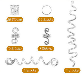 Como se muestra en la imagen plata 58pcs59#