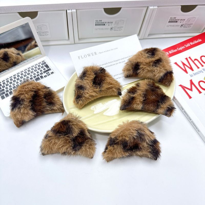 ヒョウ柄猫耳ヘッドバンド頭飾り diy ジュエリーアクセサリーぬいぐるみ三角耳靴衣類アクセサリーアクセサリー卸売|undefined