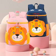 幼儿园书包可爱狮子水桶包女孩儿童3 岁男孩宝宝防走失包包厂家