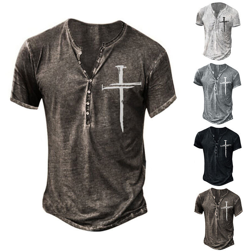 2022 Export Spring and Summer Plus Size Men's 3D Digital Printing Hooded Casual Collarless Youth Short-Sleeved Men's T-Shirt 2022 Export Spring and Summer Plus Size Men's 3D Digital Printing Hooded Casual Collarless Youth Short-Sleeved Men's T-Shirt