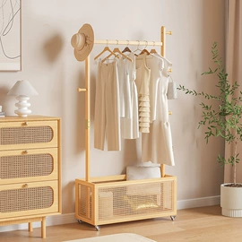 收纳架;搁板、壁架;衣帽架