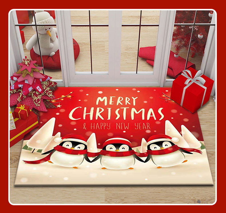 Christmas Cute Santa Claus Bell Elk Polyester Decorations Table Decoration display picture 2