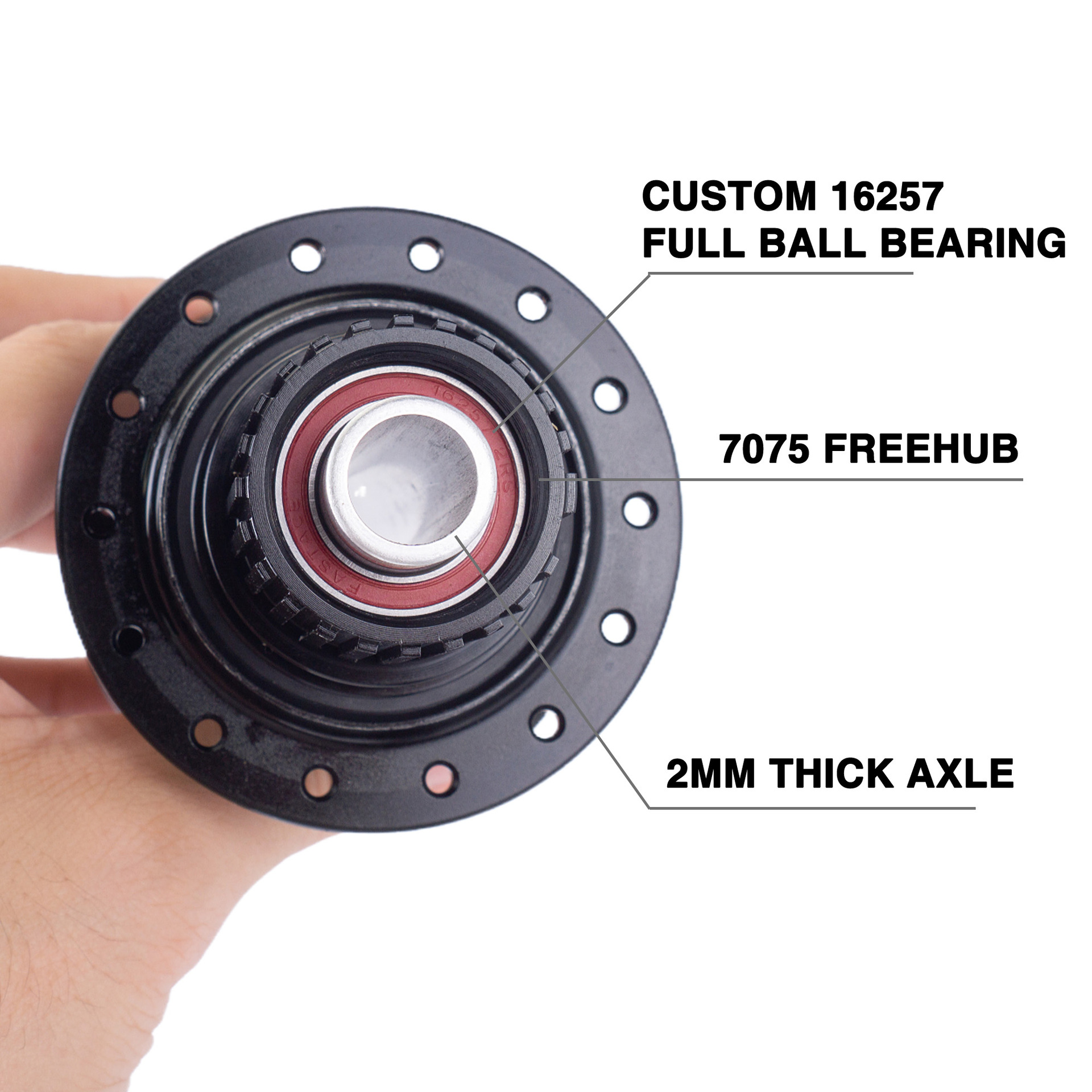 ZTTO simple trasero P5 tambor 120 tambor de sonido 6 garra 4 Peilin 28 32 36 agujeros 7-12 velocidad de liberación rápida freno de disco de eje de barril