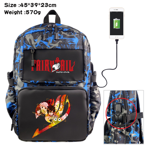 Cartoon camouflage fashionable universal trend waterproof backpack