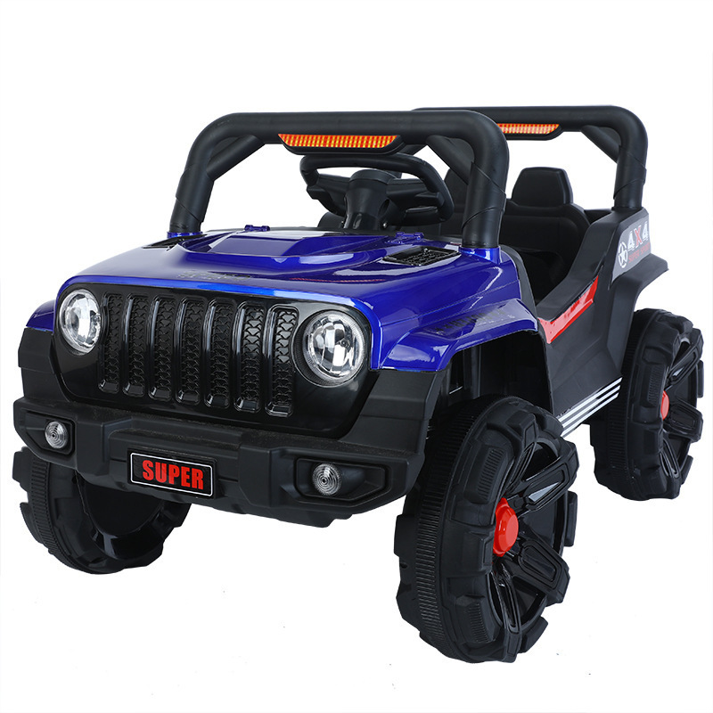Coche eléctrico para niños vehículo todoterreno coche de control remoto coche de dos asientos coche de cuatro ruedas coche de bebé masculino y femenino tesoro auto-conducción coche de batería