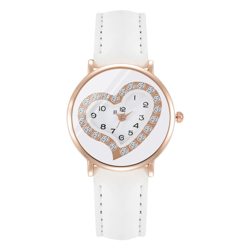 Chica japonesa temperamento encantador rhinestone clásico reloj de mujer de moda verano nicho pequeño reloj de mujer reloj de cuarzo