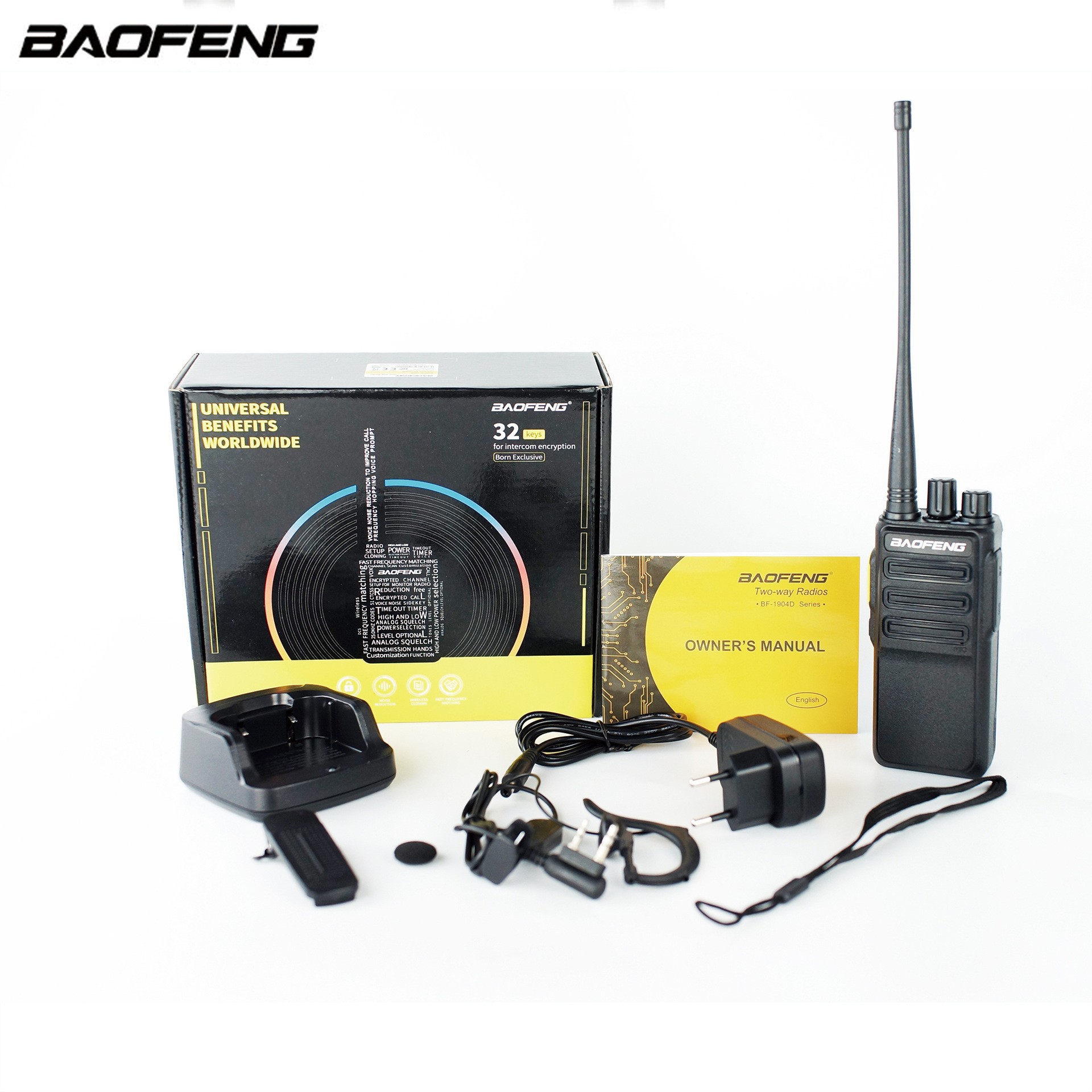Baofeng BF - 1904D intercomunicador de alta potencia al aire libre auricular inalámbrico civil Baofeng 50 km mano comercial