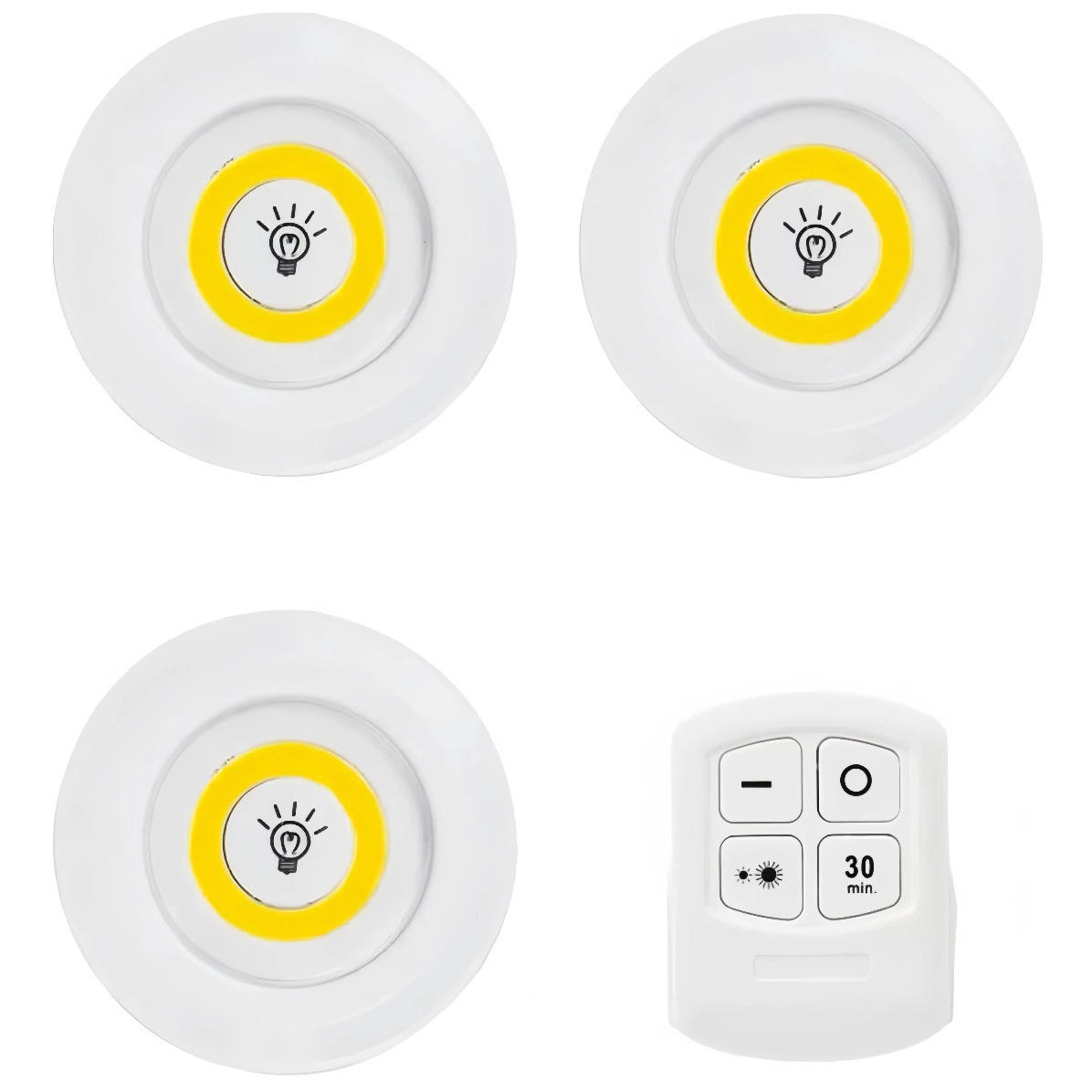 Transfronterizo COB control remoto bater lámpara de luz táctil cabezal de cama alimentación lámpara de pasillo cocina armario lámpara de armario LED luz de noche