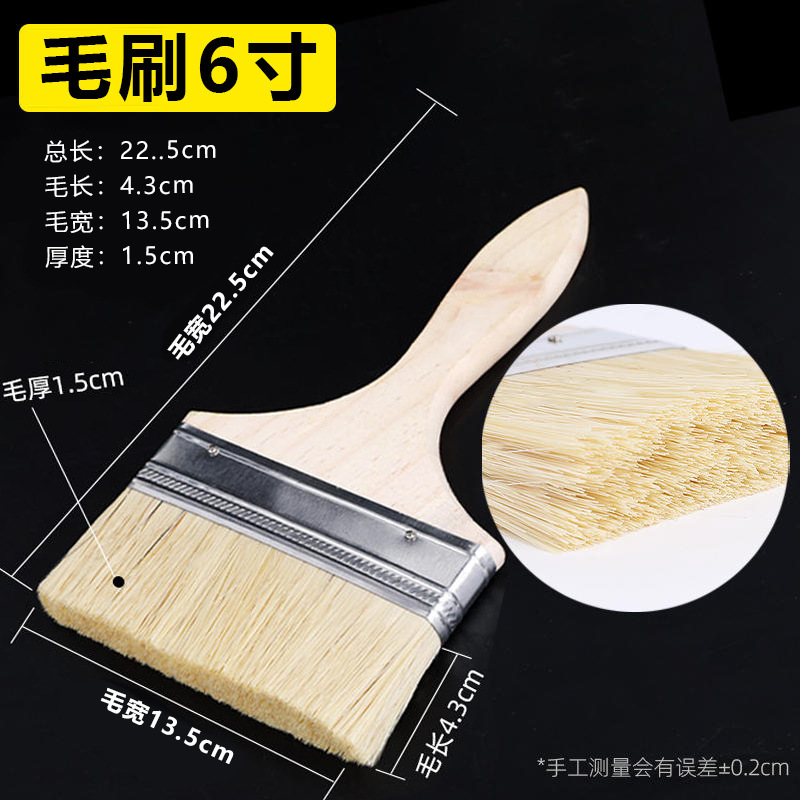 cepillo de madera gruesa cepillo de pintura gris cepillo de pared herramientas cepillo de plástico cepillo de plantación de cerdas cepillo de rayón de punta de molienda completa