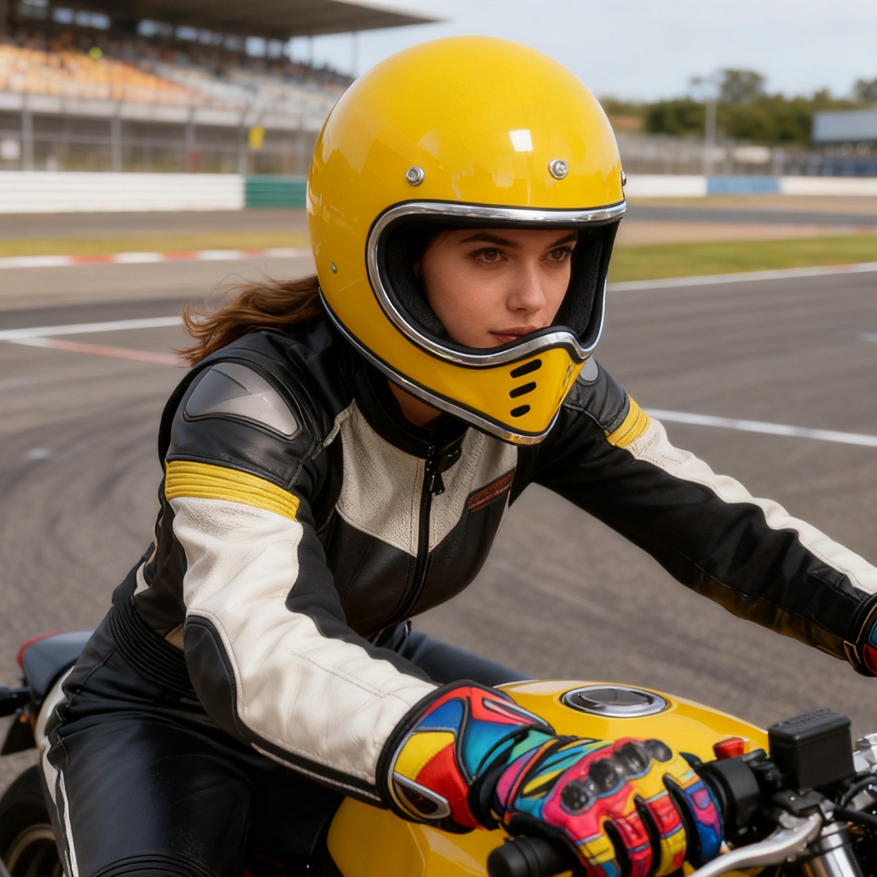 Japanese-Style Pointed Helmet Retro Cruiser Rider Helmet Motorcycle Scooter Fiberglass All-Season Space Full-Face Helmet