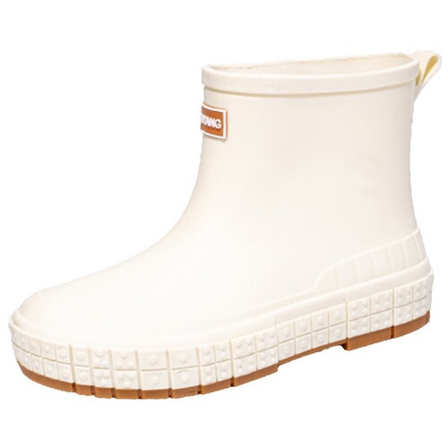 Fashion Japanese-style rain boots women's outdoor short rain boots kitchen work waterproof shoes rubber shoes slip-on shoes trendy outdoor wear
