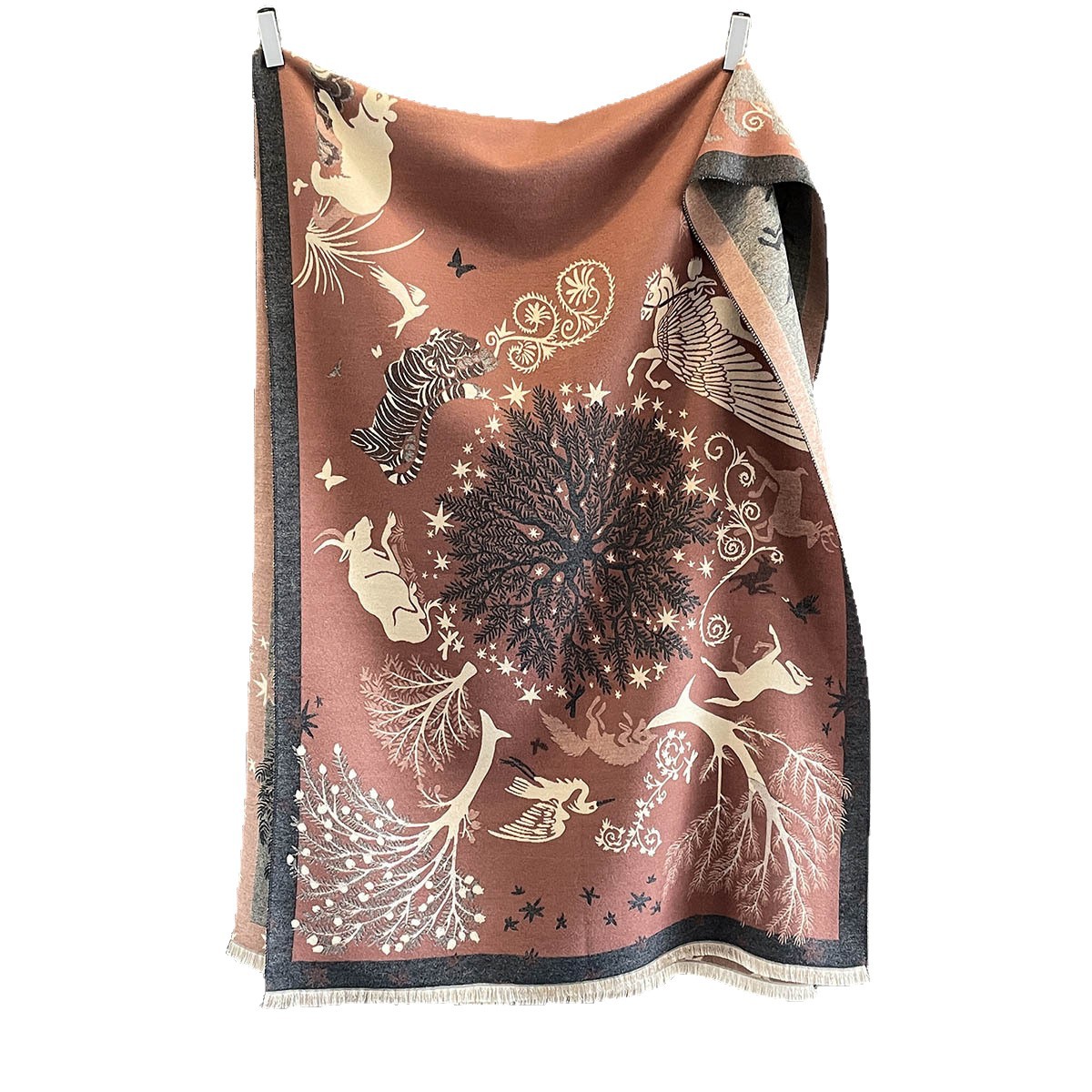 Nuova collezione autunno/inverno 2026: sciarpa in cashmere da donna, sensazione di alta qualità, mantello leggero di lusso con lettera H invernale, scaldacollo spesso e caldo_voghion.com