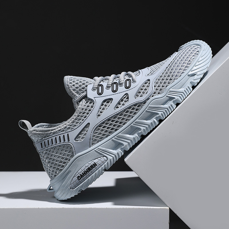 Se puede usar en cuatro estaciones, cómodo, transpirable para hombres, casual, versátil, sin cordones, tendencia de moda, estilo deportivo, zapatos de hombre de color sólido de suela gruesa