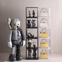 Acrylic Transparent Bag Storage Box, Lightweight Luxury Divided Display Rack, Bag Storage Shelf, Dustproof Home Use