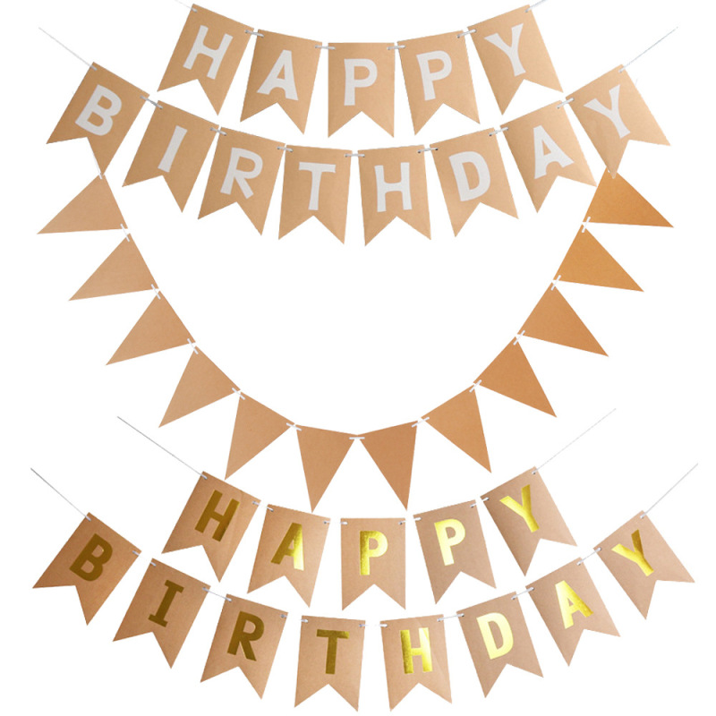 レトロクラフトhappy birthday诞生日お诞生日フラッグフィッシュテールお诞生日フラワーアルファベットタグ|undefined