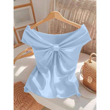 E 78240 One-shoulder Short Tee һ�ּ�������羳����ͨ��