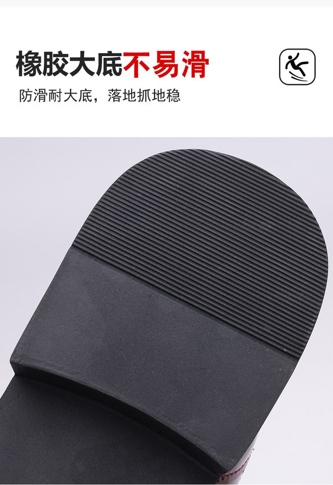 Dép sandal nam quai ngang xỏ ngón mặt đan sợi thoáng khí đi biển ngoài trời — Màu nâu, Màu đen chi tiết 12
