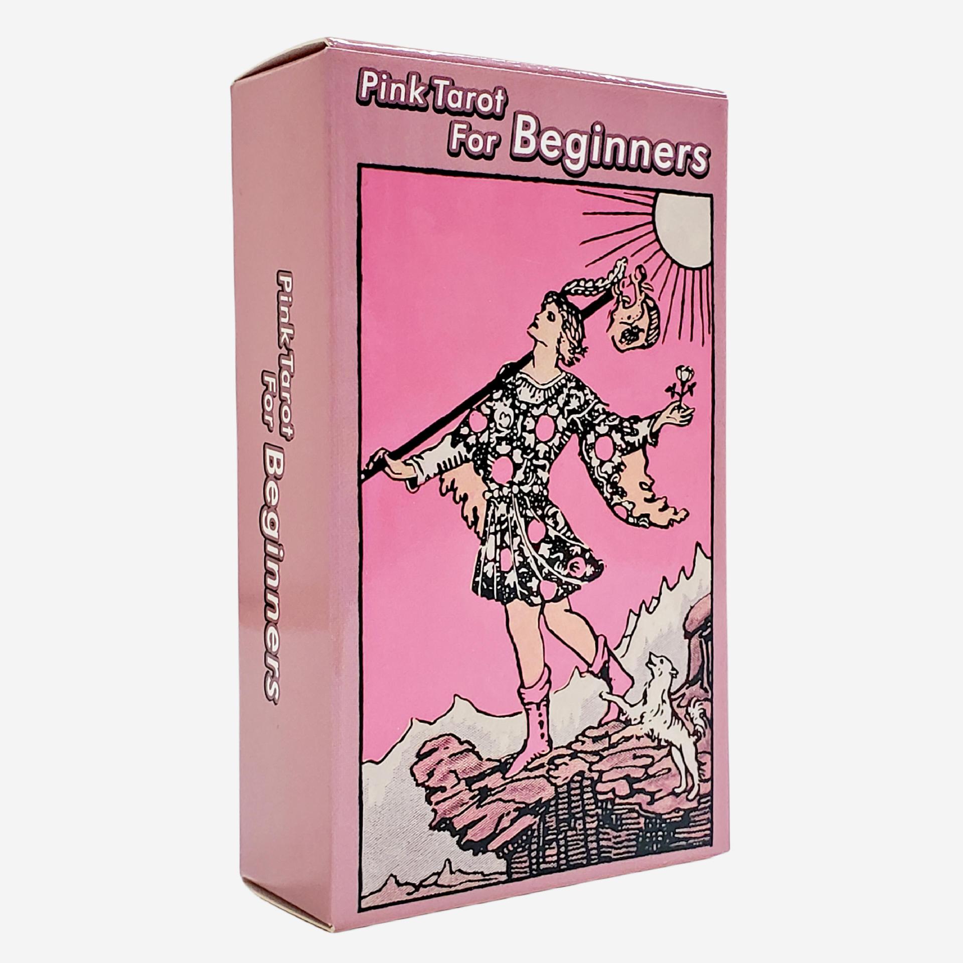Waite Tarot Cards For Beginners Pink Edition Party Game_voghion.com