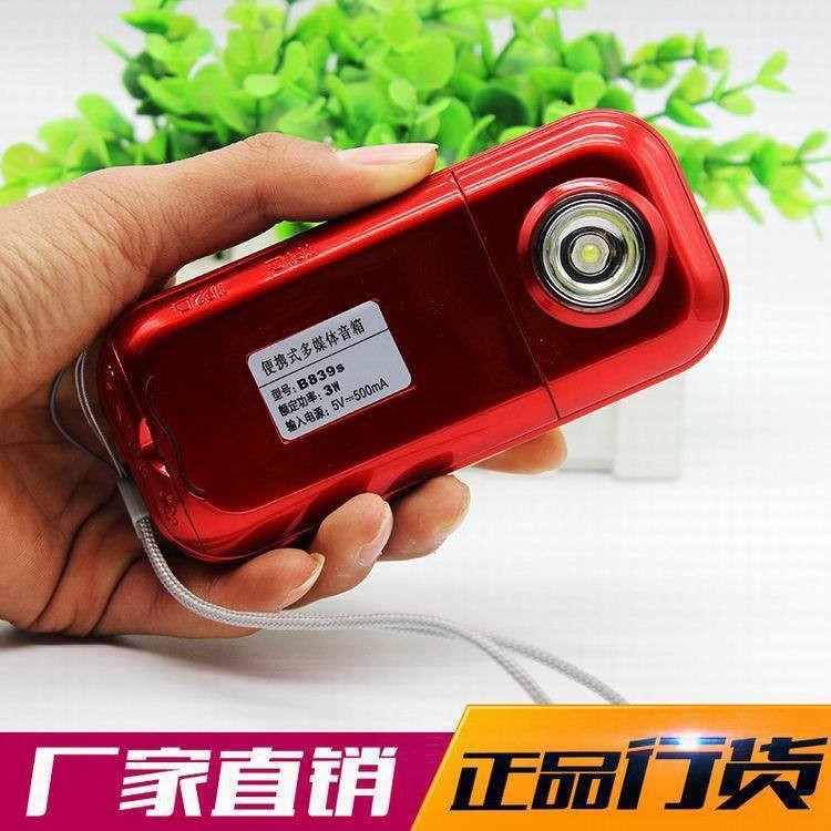Jinzheng 839S カードラジオ高齢者用懐中電灯放送歌唱機ポータブル音楽プレーヤー|undefined