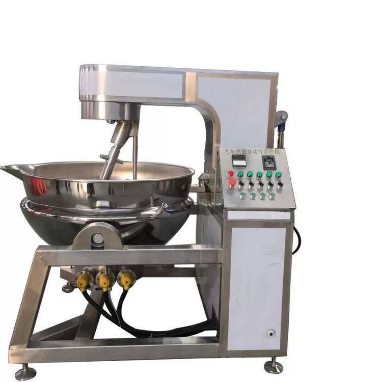 Газовый смесительный горшок с шестью когтями для соуса, полностью автоматический планетарный смеситель для мясного соуса, машина для приготовления основы для горячего горшка с маслом