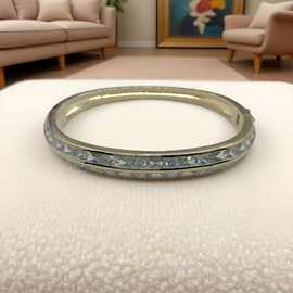 2025级时尚复古手镯精致镶嵌复古风格豪华婚礼通用高级饰品