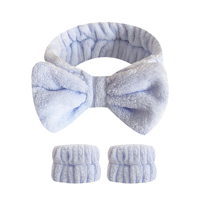 Fronteriza arco lavado facial correa de pelo correa de muñeca Europa y América color sólido aplicar máscara de pelo banda de belleza adornamientos para el pelo al por mayor