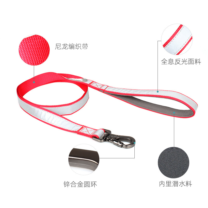 TUFFHOUND狗狗项圈宠物用品反光全脖圈宠物项圈牵引套装