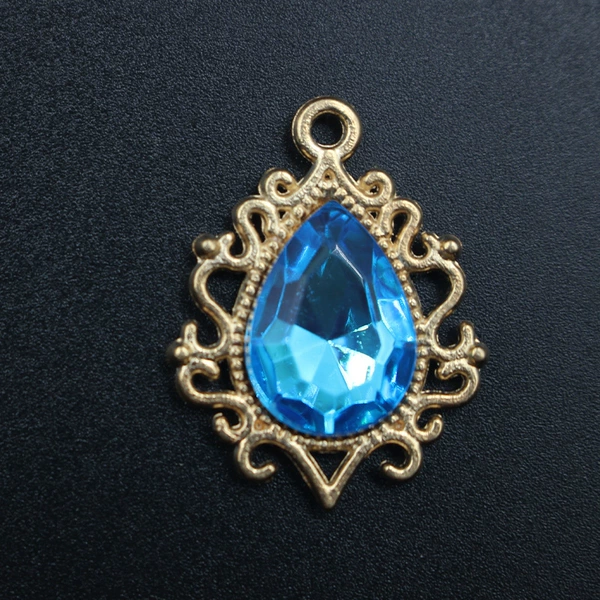 Gold background dark blue
