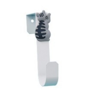 Gancho de puerta transfronterizo creativo lindo gato de dibujos animados Gancho de puerta metal animal Gancho sin clavos sin perforar