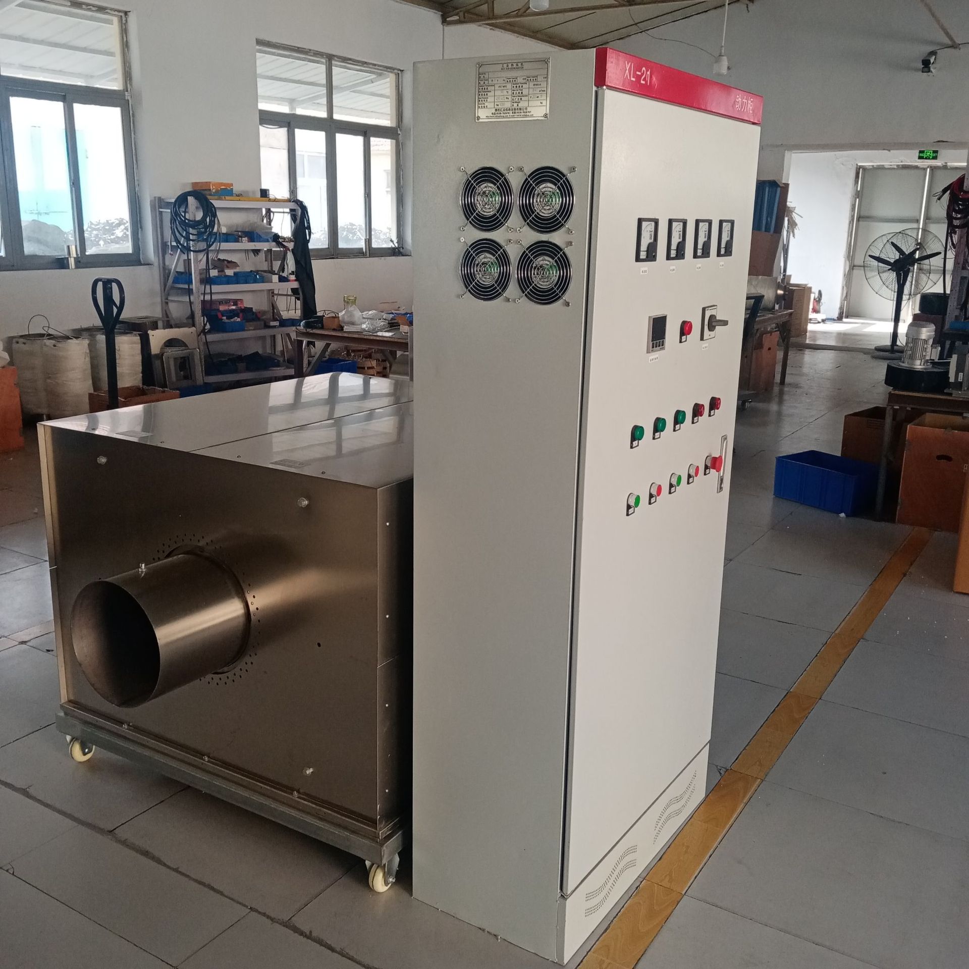 200KW高温热风机风量温度可调节工作性能稳定可连续运行经济耐用