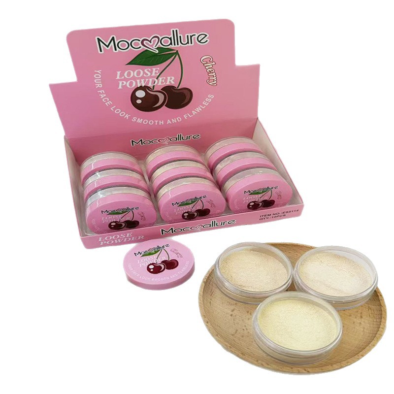 Polvo Suelto Fijador de Maquillaje Impermeable Resistente al Sudor Control de Aceite