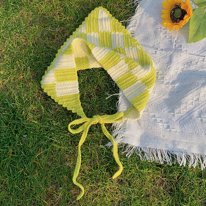 Dulce ins toallas triangulares francesas vino retro rojo cóncavo forma de toallas triangulares japonesas hechas a mano toallas de gancho