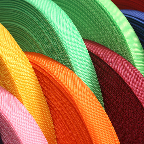 Wholesale black color edge banding tape for multi-specification polypropylene PP backpack accessories woven tape for hats and shoes plain edge banding tape