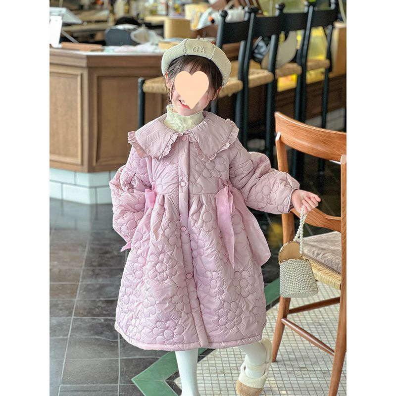 헤이즈 퍼플 퀼트 프린세스 코튼 코트