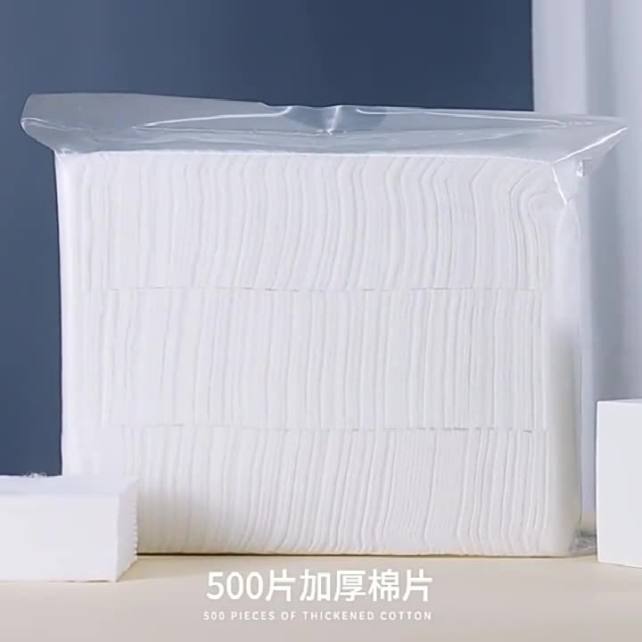 Special Thick Cotton Sheet for Tattooing, Semi-Permanent Double-Layer Thickeneded Cotton Sheet, Makeup Remover Cotton, Degreasing Wipe, Wet Compress, Beauty Salon Supplies