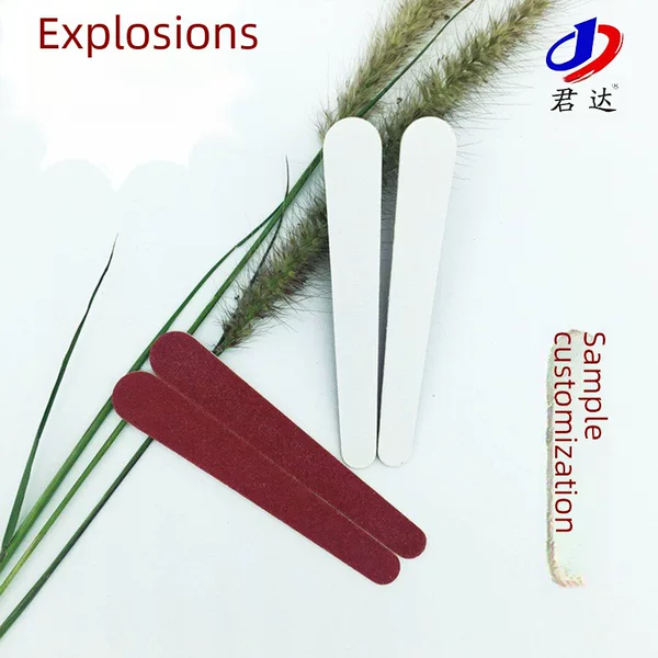 Disposable Wooden File Mini Small File Nail Rub Double-Sided Wear-Resistant Trim File Strip