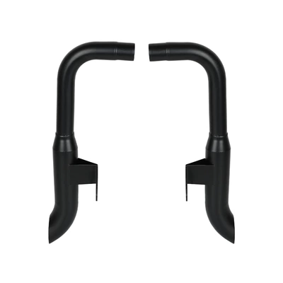 Suitable for Triumph Bobber Modified Motorcycle Exhaust Pipe Stainless Steel Exhaust Tail Section Exhaust 16-25 Years (Motorcycle exhaust pipe) - black