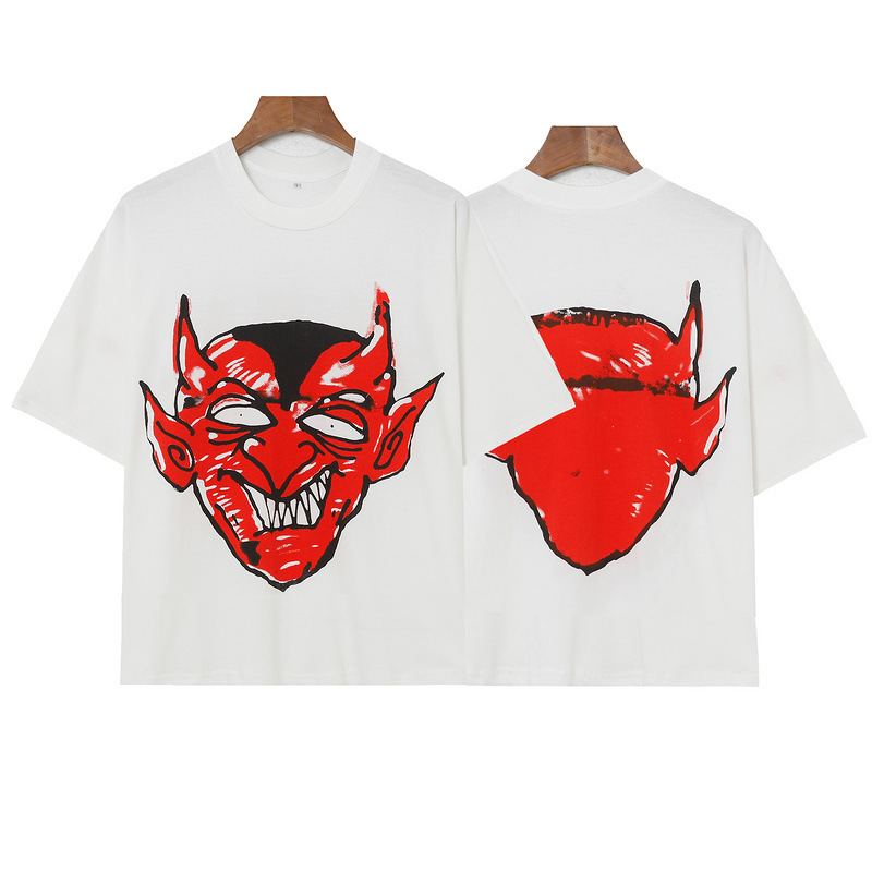 Summer 100% cotton fashionable high street loose casual short sleeved unisex couple T-shirt_viptrois.com