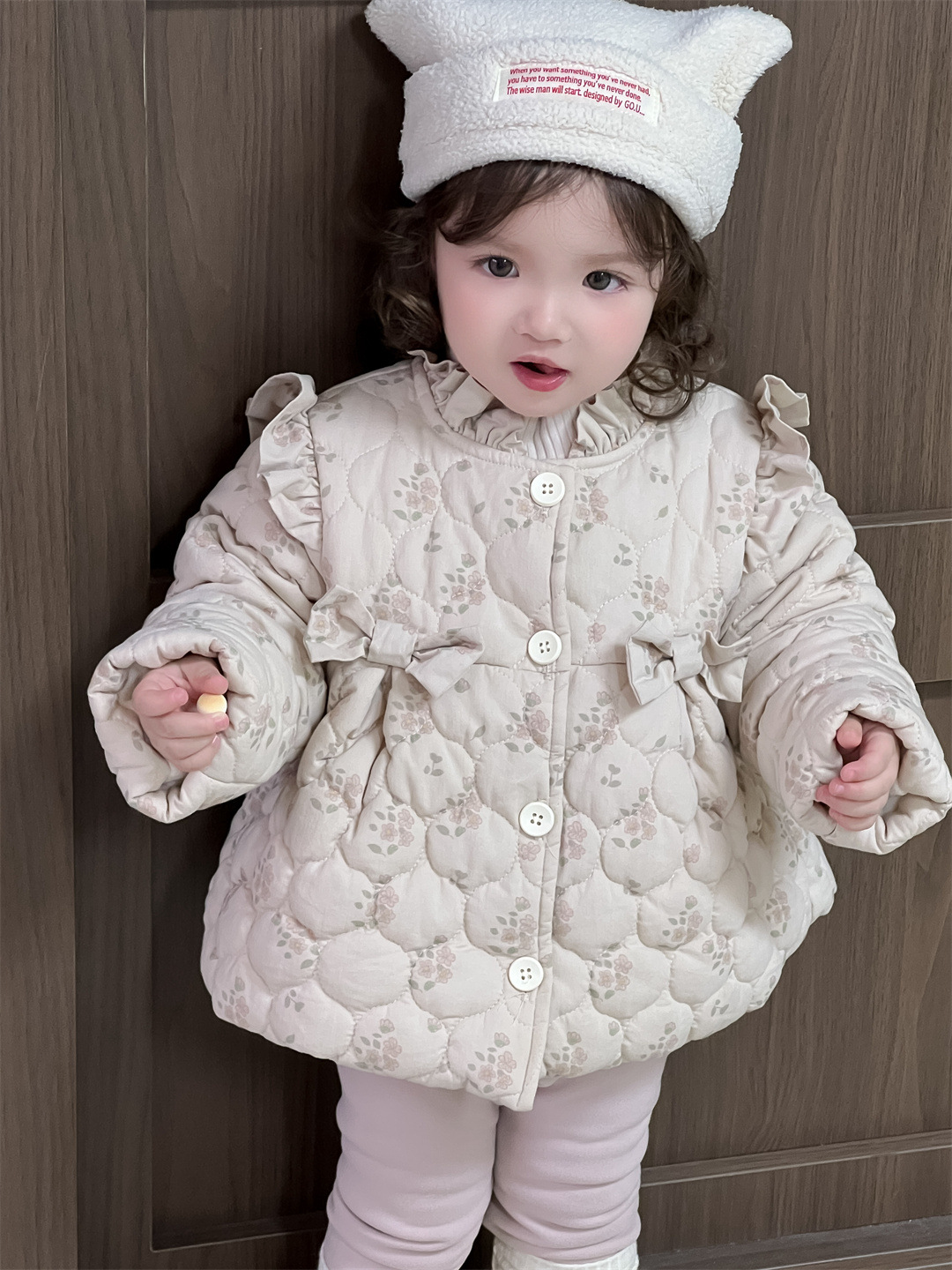Niñas chaqueta de algodón de invierno para niños ropa de invierno de algodón gruesa ropa infantil coreana chaqueta de invierno de algodón ropa cálida
